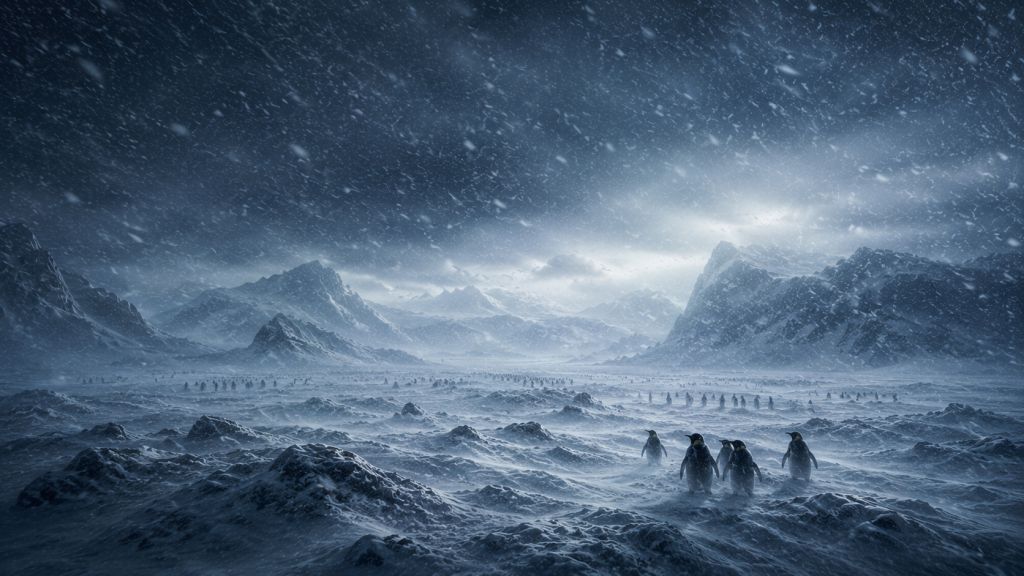 Emperor Penguin: How They Recognize Their Chick by Voice in 10,000+ Crowd | पेंगुइन की Vocal Signature 😳🐧